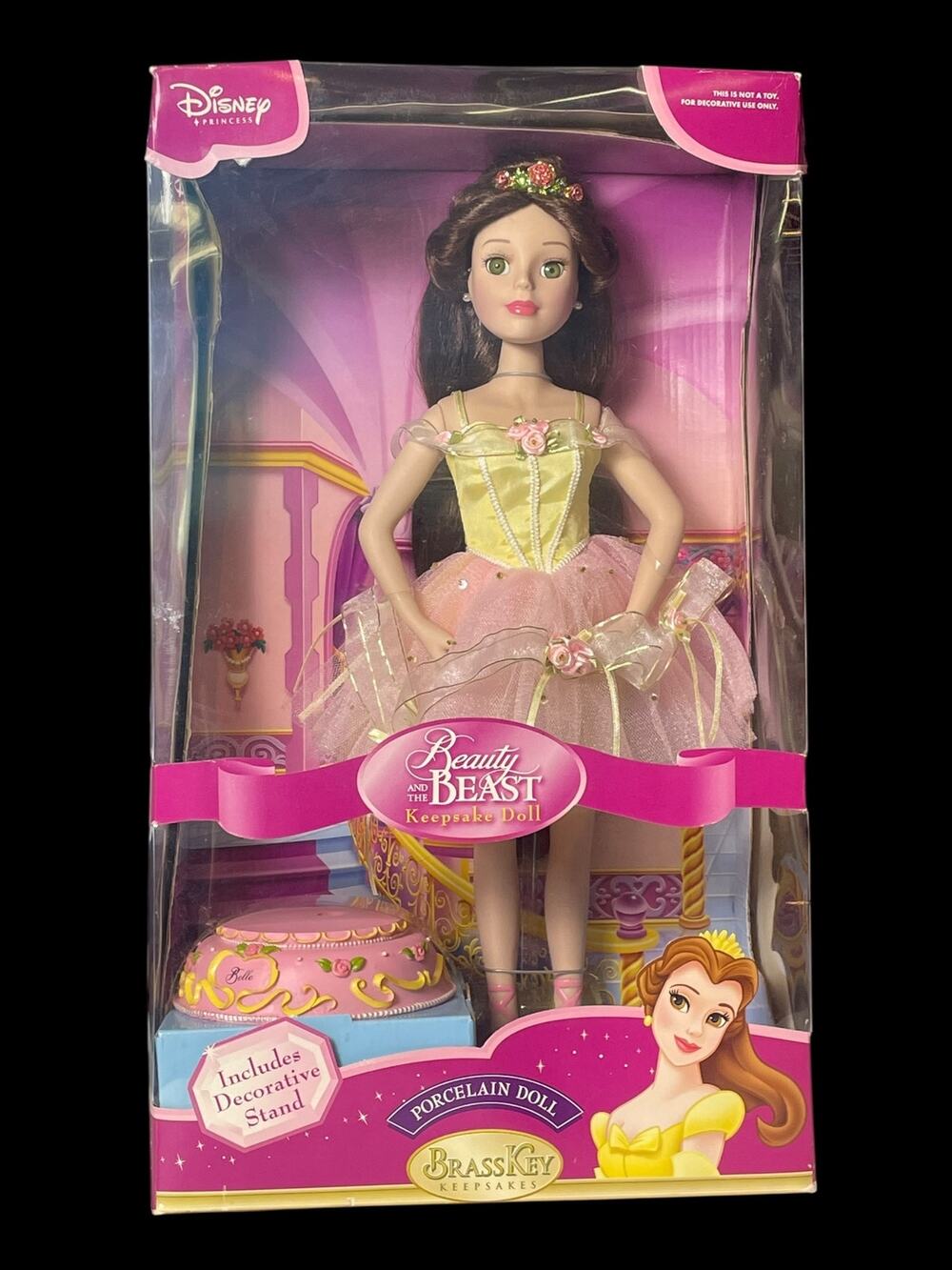 2004 Brass Key Keepsakes Disney Princess Belle Beauty & the Beast Porcelain Doll